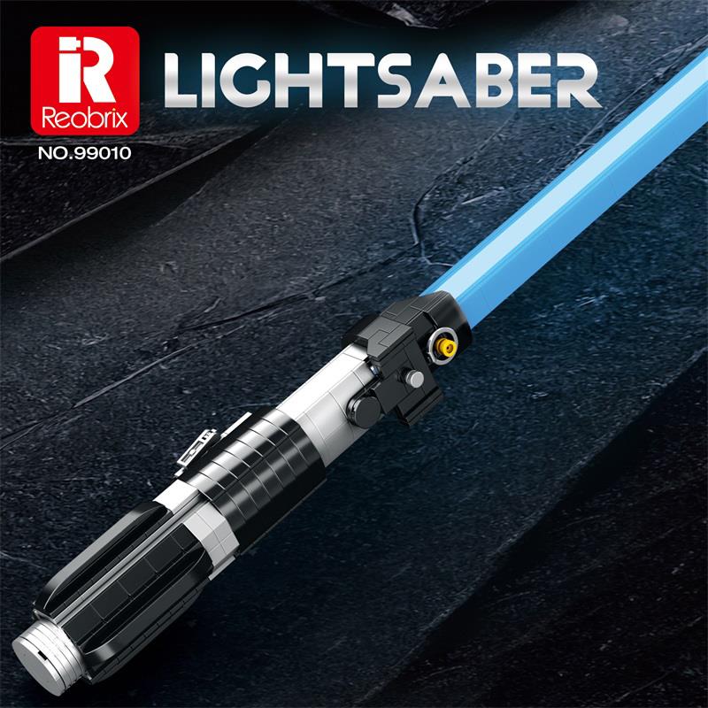 Reobrix 99010 Işın Kılıcı Mavi Yaratıcı Yapı Blok Seti Building Blocks (Lightsaber) - 629 Parça