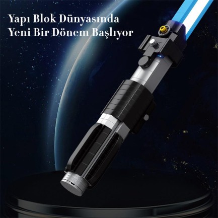 Reobrix 99010 Işın Kılıcı Mavi Yaratıcı Yapı Blok Seti Building Blocks (Lightsaber) - 629 Parça - Thumbnail