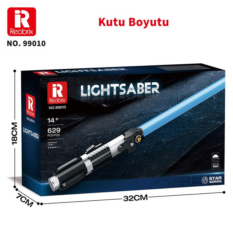 Reobrix 99010 Işın Kılıcı Mavi Yaratıcı Yapı Blok Seti Building Blocks (Lightsaber) - 629 Parça