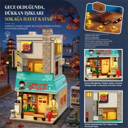 Reobrix Bookstore 66505 Brick Yapım Seti - Thumbnail