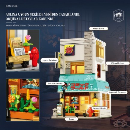 Reobrix Bookstore 66505 Brick Yapım Seti - Thumbnail