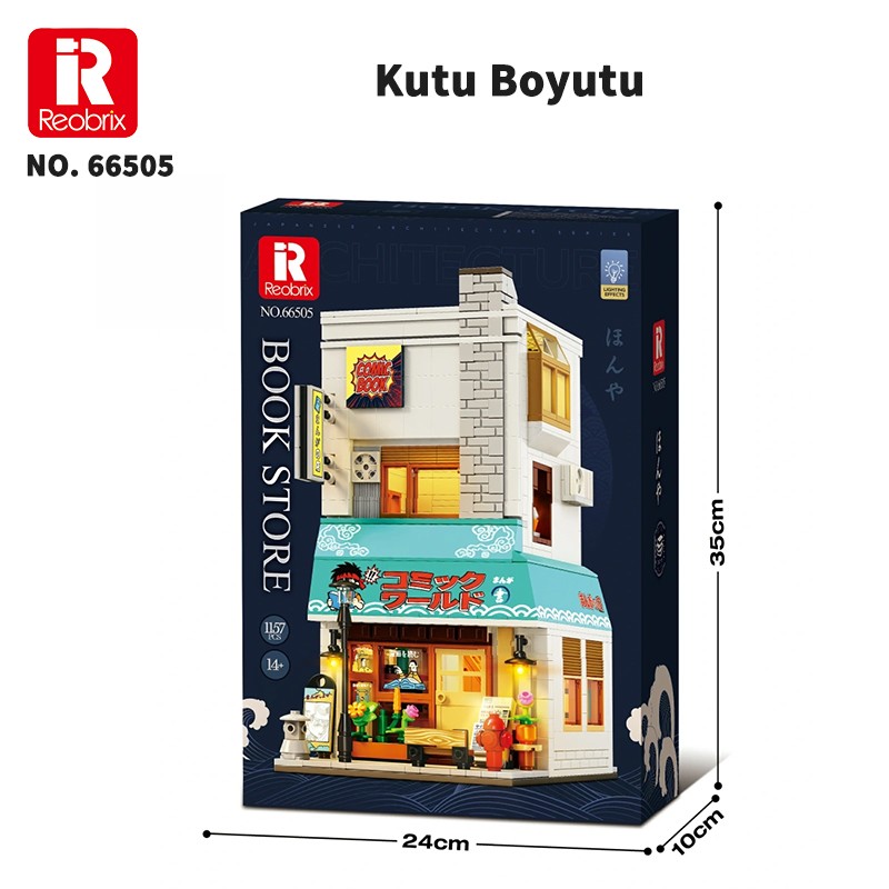 Reobrix Bookstore 66505 Brick Yapım Seti