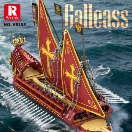 Reobrix Calais Rowing Sailboat 66105 Brick Yapım Seti - Thumbnail