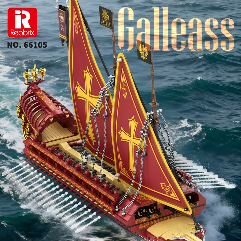Reobrix Calais Rowing Sailboat 66105 Brick Yapım Seti