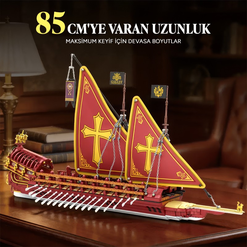 Reobrix Calais Rowing Sailboat 66105 Brick Yapım Seti