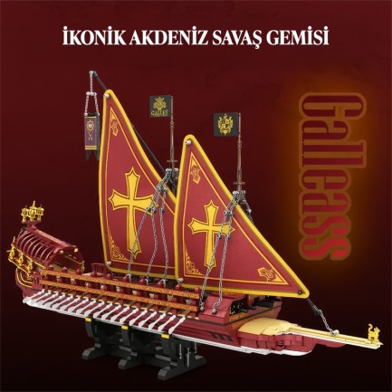 Reobrix Calais Rowing Sailboat 66105 Brick Yapım Seti - Thumbnail