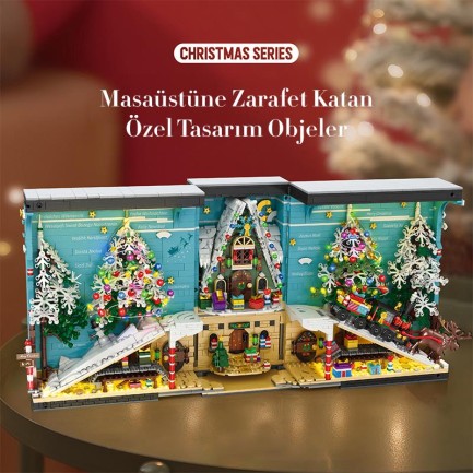 Reobrix Christmas Book 66033 Brick Yapım Seti - Thumbnail