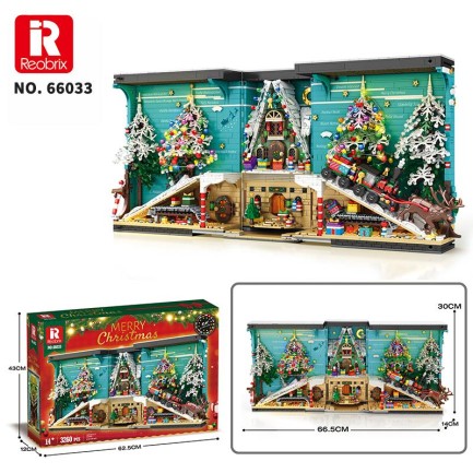 Reobrix Christmas Book 66033 Brick Yapım Seti - Thumbnail