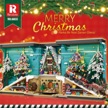 Reobrix Christmas Book 66033 Brick Yapım Seti - Thumbnail