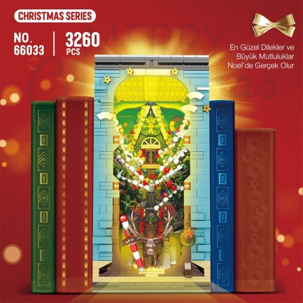 Reobrix Christmas Book 66033 Brick Yapım Seti - Thumbnail