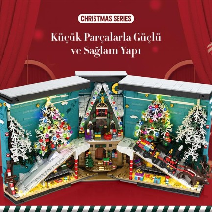 Reobrix Christmas Book 66033 Brick Yapım Seti - Thumbnail