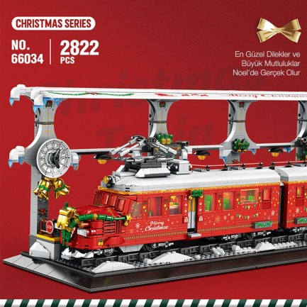 Reobrix Christmas Train 66034 Brick Yapım Seti - Thumbnail