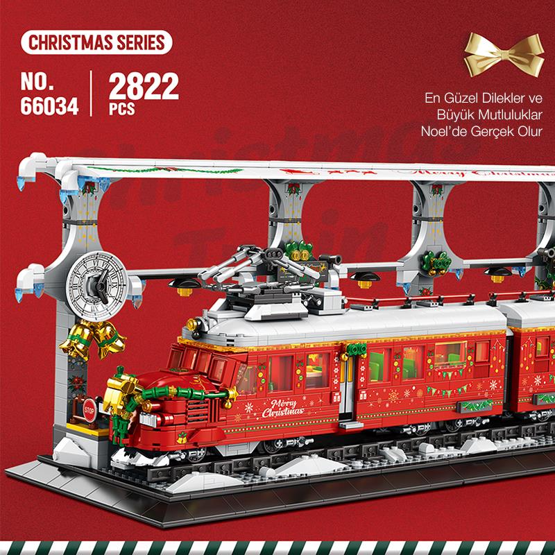 Reobrix Christmas Train 66034 Brick Yapım Seti