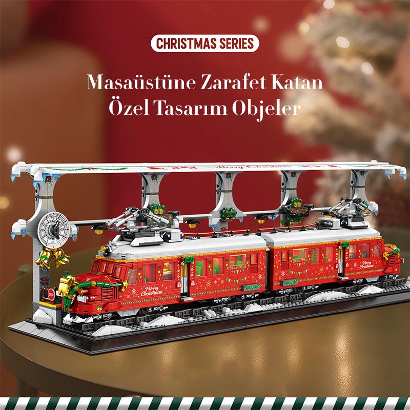 Reobrix Christmas Train 66034 Brick Yapım Seti