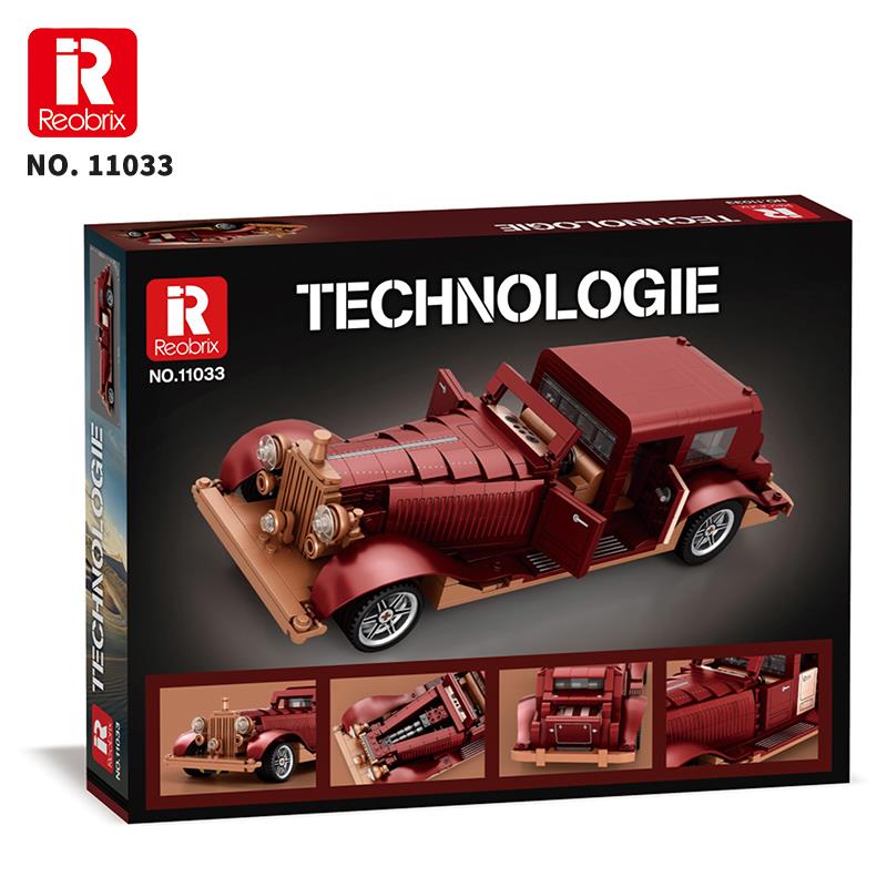Reobrix Technic 11033 Rolls Royce Phantom Araba Yaratıcı Yapı Blok Seti Building Blocks - 865 Parça