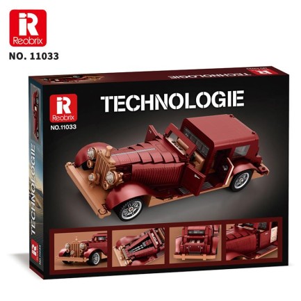Reobrix Technic 11033 Rolls Royce Phantom Araba Yaratıcı Yapı Blok Seti Building Blocks - 865 Parça - Thumbnail