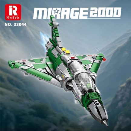 Reobrix 33044 Mirage 2000 Yaratıcı Yapı Blok Seti Building Blocks - 1012 Parça - Thumbnail