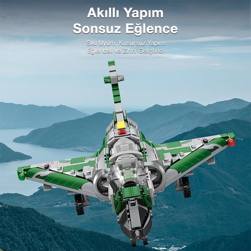 Reobrix 33044 Mirage 2000 Yaratıcı Yapı Blok Seti Building Blocks - 1012 Parça