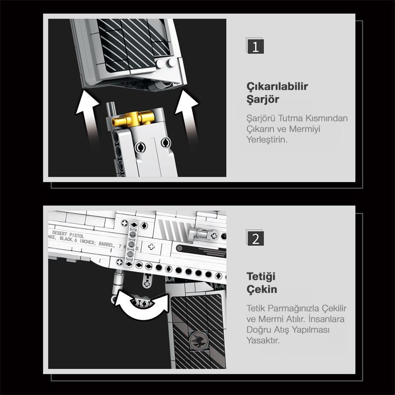 Reobrix Desert Eagle 77001 Brick Yapım Seti