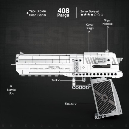 Reobrix Desert Eagle 77001 Brick Yapım Seti - Thumbnail