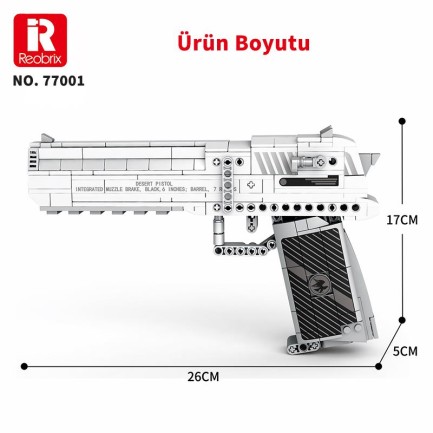 Reobrix Desert Eagle 77001 Brick Yapım Seti - Thumbnail