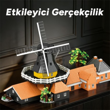 Reobrix Dutch Windmill 55019 Brick Yapım Seti - Thumbnail