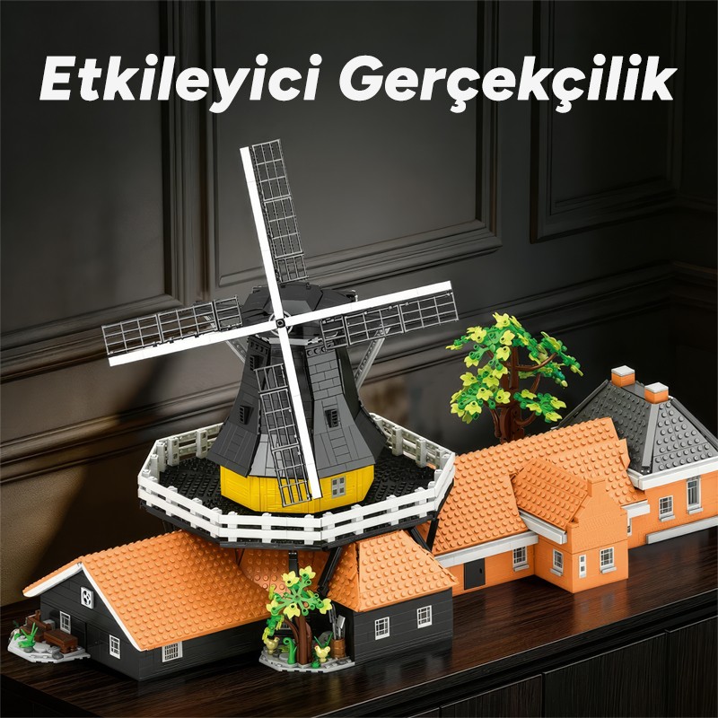 Reobrix Dutch Windmill 55019 Brick Yapım Seti