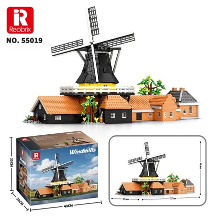 Reobrix Dutch Windmill 55019 Brick Yapım Seti - Thumbnail