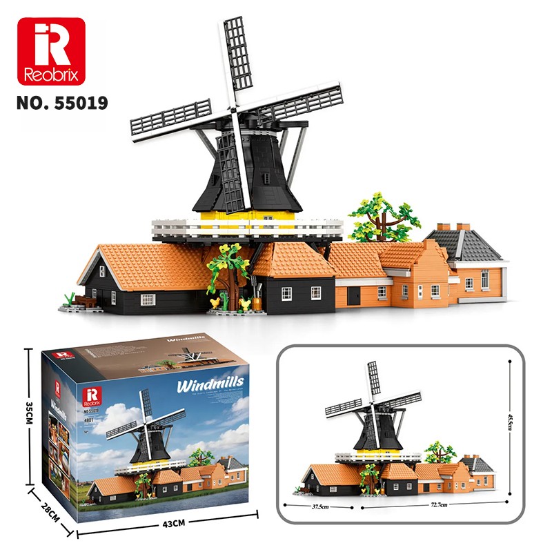 Reobrix Dutch Windmill 55019 Brick Yapım Seti