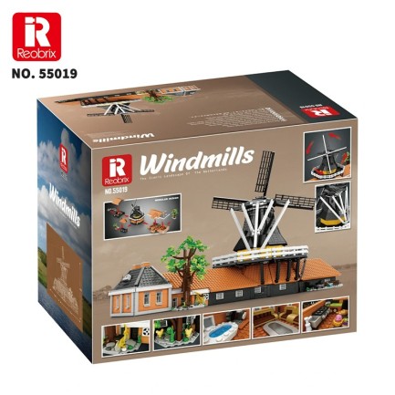 Reobrix Dutch Windmill 55019 Brick Yapım Seti - Thumbnail