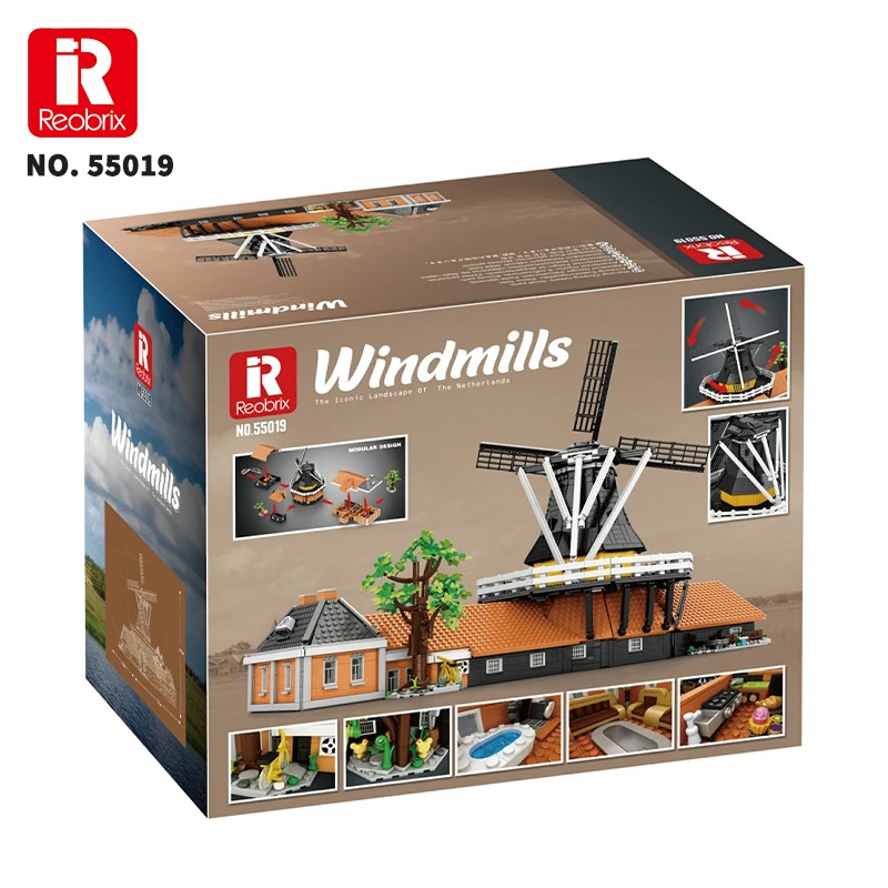 Reobrix Dutch Windmill 55019 Brick Yapım Seti