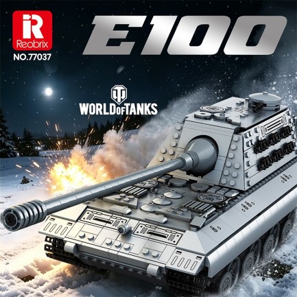 Reobrix E100 Heavy Tank 77037 Brick Yapım Seti - Thumbnail