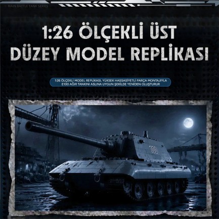 Reobrix E100 Heavy Tank 77037 Brick Yapım Seti - Thumbnail