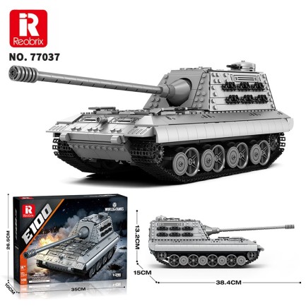 Reobrix E100 Heavy Tank 77037 Brick Yapım Seti - Thumbnail