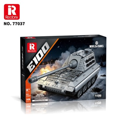 Reobrix E100 Heavy Tank 77037 Brick Yapım Seti - Thumbnail
