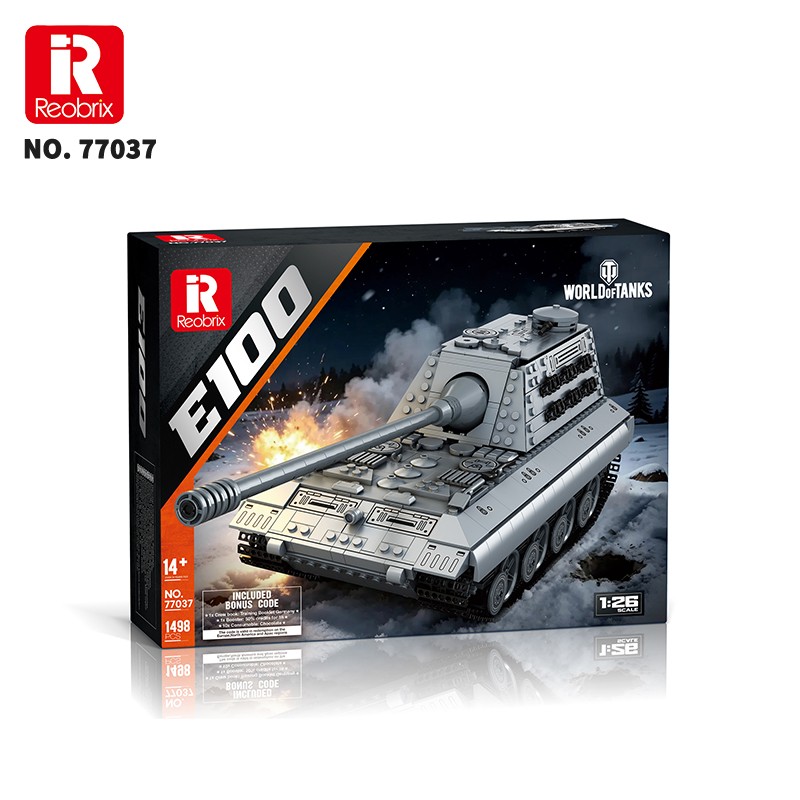 Reobrix E100 Heavy Tank 77037 Brick Yapım Seti