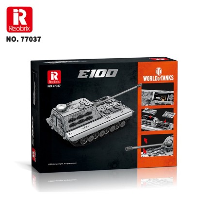 Reobrix E100 Heavy Tank 77037 Brick Yapım Seti - Thumbnail