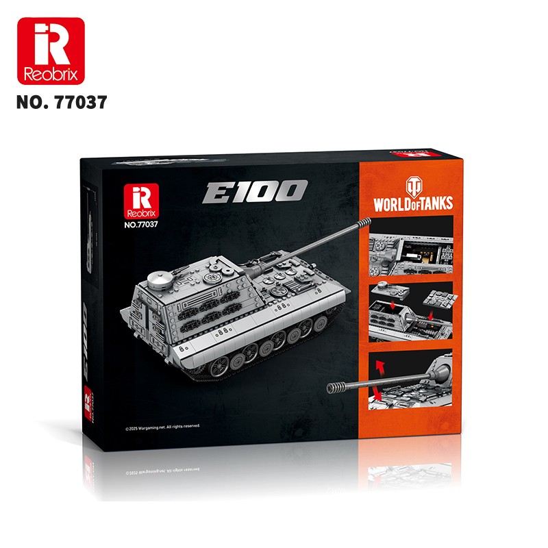 Reobrix E100 Heavy Tank 77037 Brick Yapım Seti
