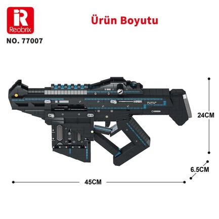 Reobrix Ejection Bursting Gun 77007 Brick Yapım Seti - Thumbnail