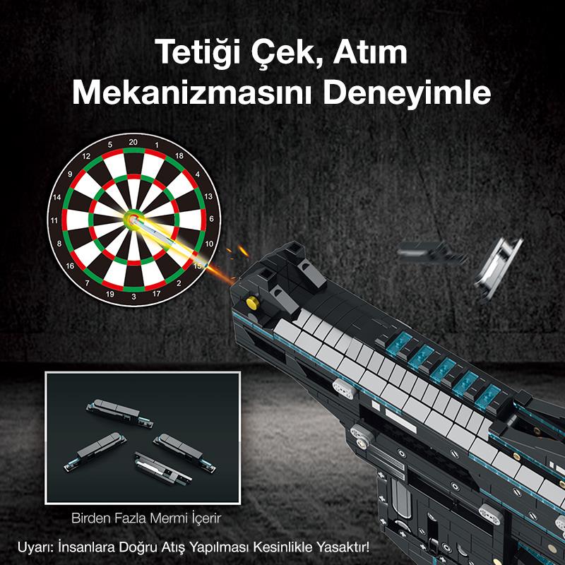 Reobrix Ejection Bursting Gun 77007 Brick Yapım Seti