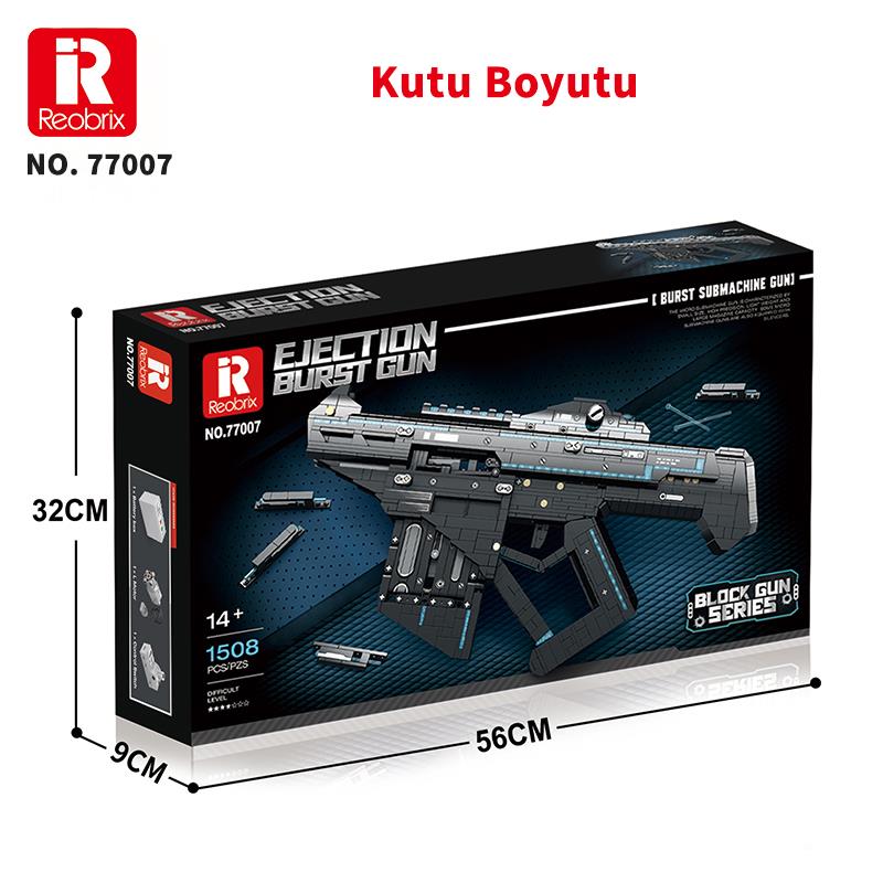 Reobrix Ejection Bursting Gun 77007 Brick Yapım Seti