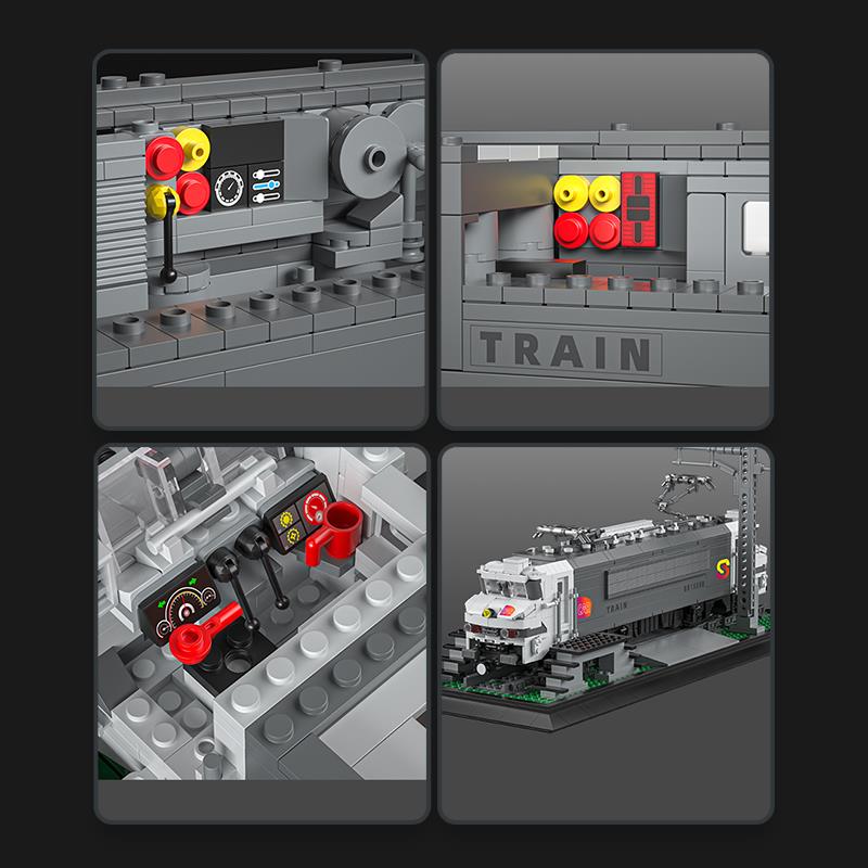 Reobrix Technic 66803 BB15000 Lokomotif Tren (Electric Locomotive) Yaratıcı Yapı Blok Seti Building Blocks - 2053 Parça