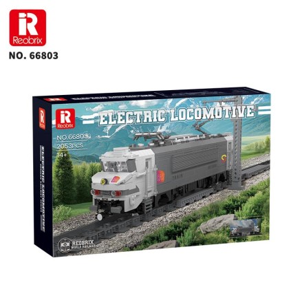Reobrix Technic 66803 BB15000 Lokomotif Tren (Electric Locomotive) Yaratıcı Yapı Blok Seti Building Blocks - 2053 Parça - Thumbnail