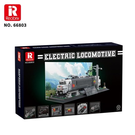 Reobrix Technic 66803 BB15000 Lokomotif Tren (Electric Locomotive) Yaratıcı Yapı Blok Seti Building Blocks - 2053 Parça - Thumbnail