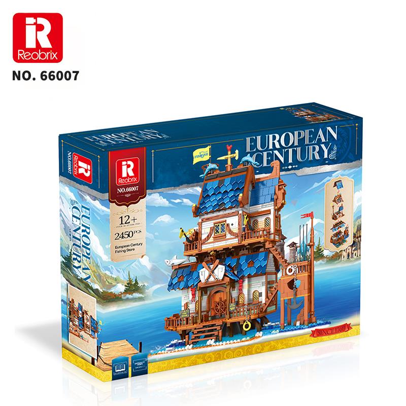 Reobrix Technic 66007 Balıkçı Evi Yaratıcı Yapı Blok Seti Building Blocks (Fishing Store)-2450 Parça