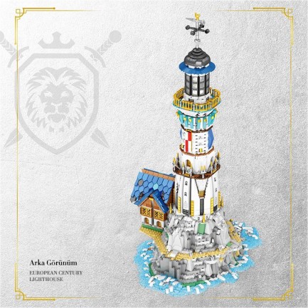Reobrix 66028 Deniz Feneri Yaratıcı Yapı Blok Seti Building Blocks (European Century:Lighthouse) - 2966 Parça - Thumbnail
