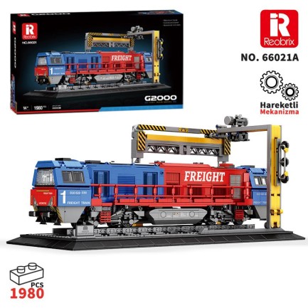 Reobrix - Reobrix European Freight Trains G2000 66021A Brick Yapım Seti