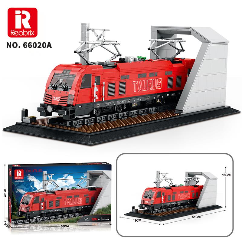 Reobrix Technic 66020 Avrupa Elektrikli Yolcu Treni (Taurus European Electric Passenger Train) Yapı Blok Seti Building Blocks - 1939 Parça
