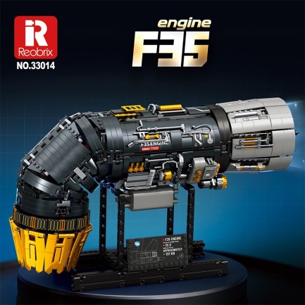 Reobrix Fighter Engine 33014 Brick Yapım Seti - Thumbnail