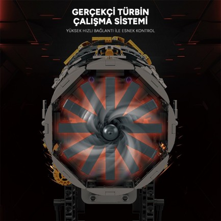 Reobrix Fighter Engine 33014 Brick Yapım Seti - Thumbnail